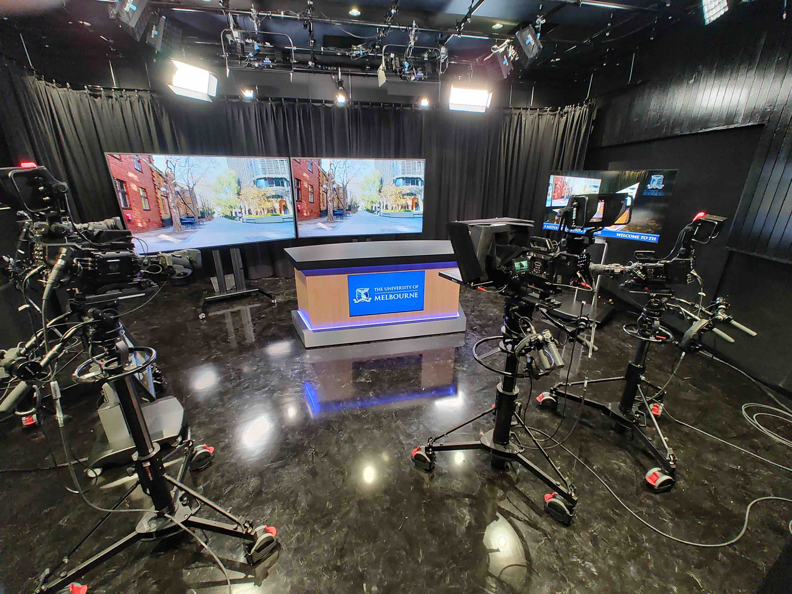 Videocraft Pro designs and installs unique new integrated media production studios at the University of Melbourne